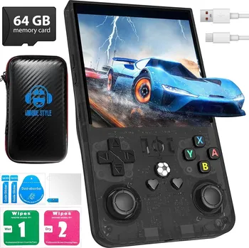 Herní konzole Mini mobilní retro herní konzole, Polské Menu , 20000 her, 64 GB