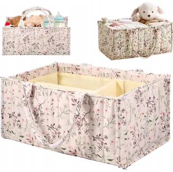 Úložný box VELKÝ ORGANIZÉR Z PLSTI TAŠKA KOŠ NA PLENKY HRAČKY PŘÍSLUŠENSTVÍ PRAKTICKÝ
