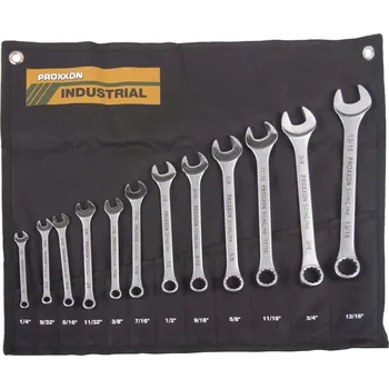 Klíč PROXXON Sada očkoplochých klíčů SlimLine, 12 dílů, 1/4" - 13/16"