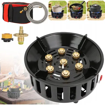 Turistický vařič MINI KUCHYŇKA KEMPINGOVÁ ROZKLÁDACÍ POLNÍ PŘENOSNÁ KEMPINGOVÁ PLYNOVÁ