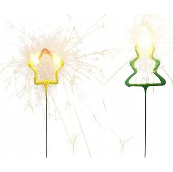 Vánoční dekorace Prskavky Triplex 17 cm 4 ks