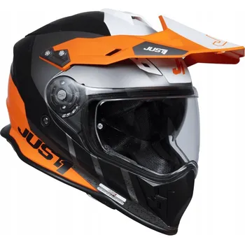 Helma na motorku MOTOKROSOVÁ PŘILBA JUST1 J34 Pro Tour ORANŽOVÁ/ČERNÁ Velikost XL