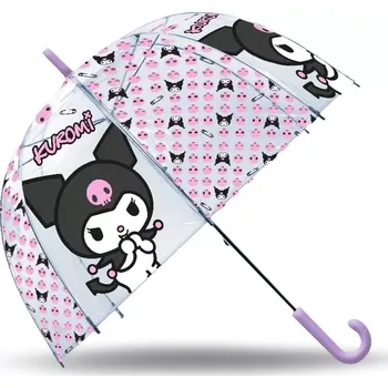 Deštník Průhledný manuální deštník KUROMI 19″