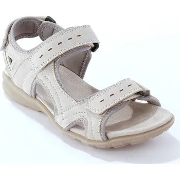 Dámské sandále Kožené sportovní sandály na suché zipy šedá 39