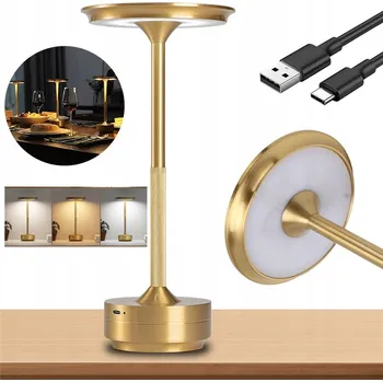 Lampička 2600MAH LED LAMPA SE TŘEMI TEPLOTAMI BAREV SVĚTLA DO JÍDELNY