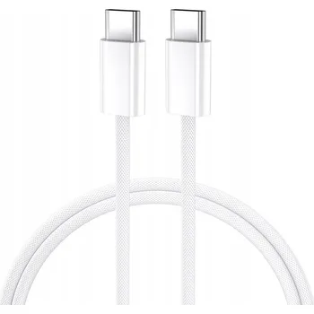 Datový kabel Kabel USB-C - USB-C BWOO 1 m bílý