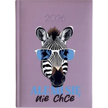 Kalendář Knižní kalendář 2026 A5 FunnyCase fialový