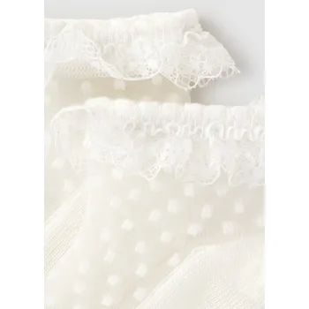 Ponožky Mayoral 10139 smetanové Rozměr: 24 měsíců, 92 cm