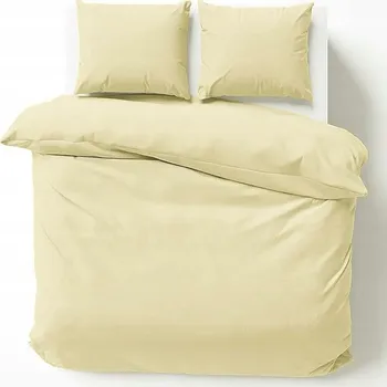Povlečení SADA POVLEČENÍ MIKROVLÁKNO 160x200 + 2x 70x80 BARVA ECRU POVLEČENÍ