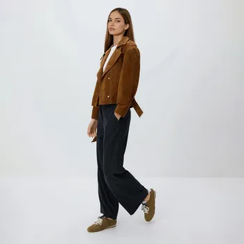 Dámské kalhoty Reserved - Kalhoty se širokými nohavicemi - černý - 006HG-99M - 006HG-99M-S