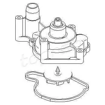 Vodní pumpa motoru TOPRAN Vodní čerpadlo TPR 113 133