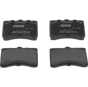 Auto-moto Sada brzdových destiček, kotoučová brzda JURID 572118J