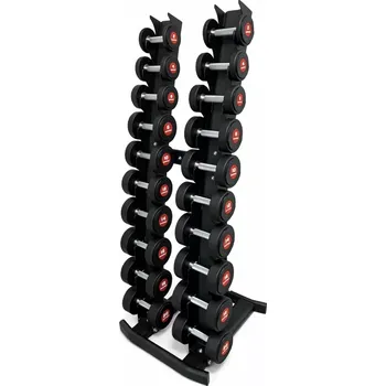 Sada jednoručních činek včetně stojanu 2-20 kg