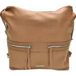 Tapple Velká středně hnědá kabelka a batoh 2v1 Lotty