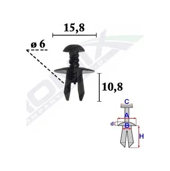 Oprava karosérie Romix Rozšiřující zástrčka C70354