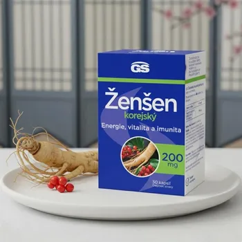 Doplněk stravy Green Swan Pharmaceuticals Korejský ženšen 200 mg 30 cps.