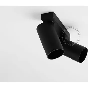 Lampička Nastavitelný dvojitý světlomet ABLETTE LED, černý - Zangra