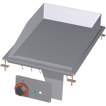 Kuchyňský gril Grilovací deska 36x55 drop-in elektrická hladká 400 V | RM - FTLD-64ET