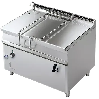 Pánev BR120-912ET - Pánev sklopná manuální el. 120 l ocelové dno