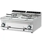 F2/13T-78ET - Fritéza el. dvojitá 0,92 kW/l, 13+13 l bez pod. 400 V