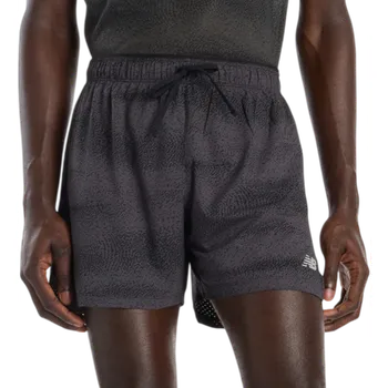 Pánské kraťasy Šortky New Balance RC Printed Short 5" ms43285-bgr Velikost L