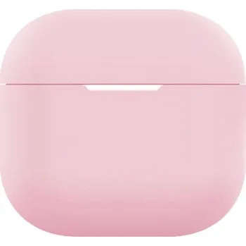 Pouzdro na mobilní telefon Ochranný silikonový obal pro AirPods 4 - růžový