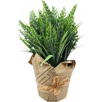 umělá květina UMĚLÉ KVĚTY V KVĚTINÁČI Vřes 20 cm