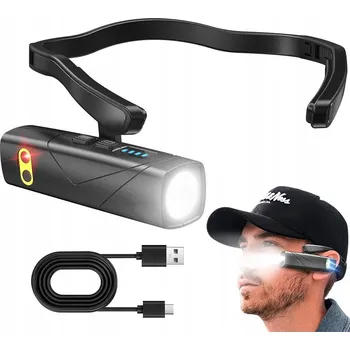 IP kamera LATARKA CZOŁOWA Z SENSOREM INFRAČERVENÉHO ZÁŘENÍ BL-T202S ČERNÁ NA PROCHÁZKY