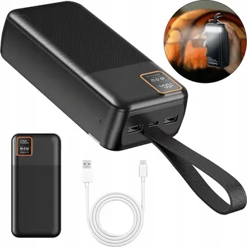 Powerbanka POWERBANKA 42000MAH RYCHLÉ NABÍJENÍ USB-C USB-A 3 ZAŘÍZENÍ SOUČASNĚ