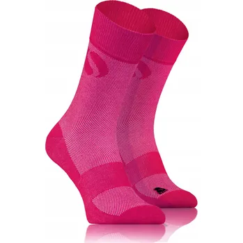 Dámské ponožky Sesto Senso sportovní bavlněné ponožky velikost 39-42 růžové