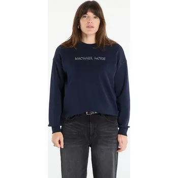 Dámská mikina Mikina Michael Kors Mk Shdw Embssed Logo Crew Midnight Blue XS