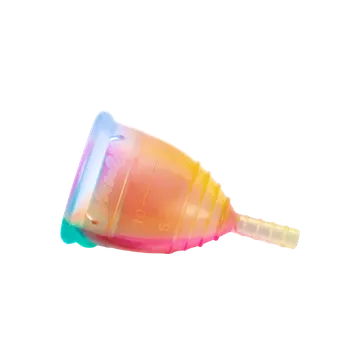 Drogerie Yuuki Menstruační kalíšek Rainbow ECONOMIC Rainbow Jolly - menší kalíšek (vhodný pro ženy před porodem)