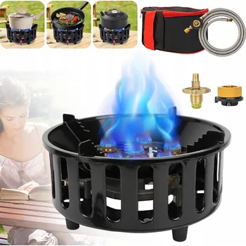 Outdoor vaření SKLÁDACÍ TURISTICKÝ VAŘIČ ROZKLÁDACÍ POLNÍ PŘENOSNÝ KEMPINGOVÝ PLYNOVÝ