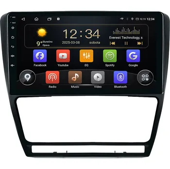 Autorádio T75-UN08/A7783 Isudar 2DIN autorádio T75-IEV11 Android, Škoda Octavia II