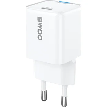 BWOO Síťová nabíječka GaN 30W s USB-C portem