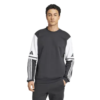 Pánská mikina Bavlněná mikina Adidas Squadra 25 Sweat černo bílá Velikost: 128