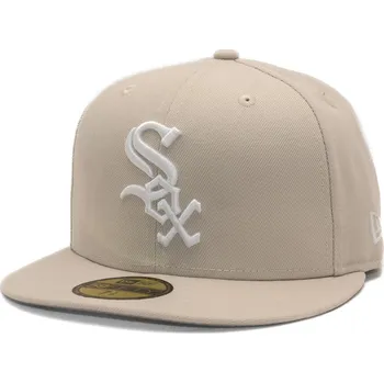 Kšiltovka Kšiltovka New Era - MLB Seasonal 59FIFTY - Chicago White Sox - Stone velikosti fitted caps 7 7/8 (62.5 cm)