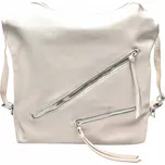 Tapple Velká perleťově bílá kabelka a batoh v jednom Eilyn