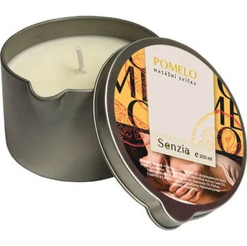 Masážní přípravek Eureko Masážní svíčka SENZIA Pomelo, 200 ml