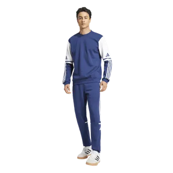 Bavlněná tepláková souprava Adidas Squadra 25 Sweat tm.modro bílá Velikost: 152