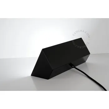 Lampička Černá stolní lampa BROOKE - Zangra