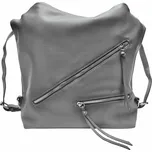 Tapple Velká středně šedá kabelka a batoh v jednom Eilyn