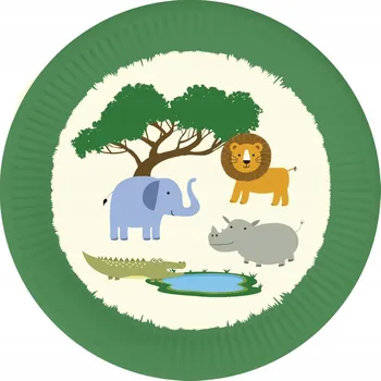 Talíř Talíře Congee Safari 18 cm 6 ks