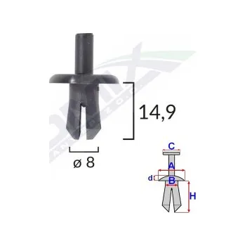 Oprava karosérie Romix Rozšiřující zástrčka C70310