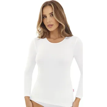 Bílá dámská košilka Emili Lena 2XL-3XL bílá 3xl