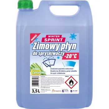 Náplň do chladiče a ostřikovače Parys Zimní kapalina do ostřikovačů -20°C, citrónová tráva 3,5L