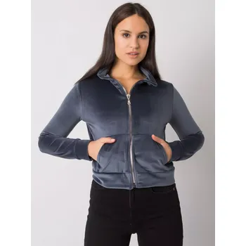 Dámská halenka Mikina RV BL 7303.98P tmavě šedá L/XL