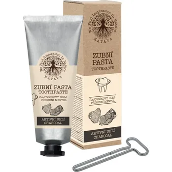 Dentální hygiena Natava Zubní pasta aktivní uhlí 80 g