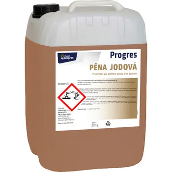 Dezinfekce Progres PĚNA jodová Hmotnost: 20 Kg