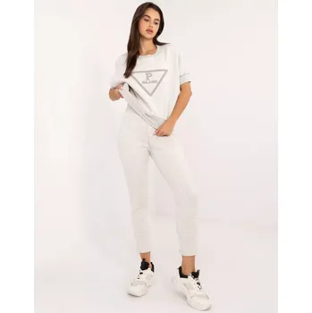 Dámská halenka Sada EM KMPL 786.30 světle šedá jedna velikost